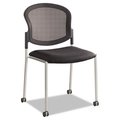 Safco Safco Products 5009BL Diaz Guest Chair; Mesh Back/Fabric Seat; Black 5009BL
